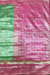 Kavvya Soft & Lightweight Sea Green Weaving Silk Saree - KAVVYA